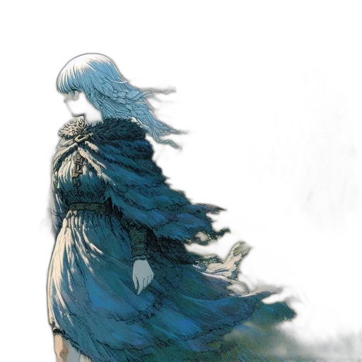 dress, dragon, jacket, sword transparent PNG cut-out
