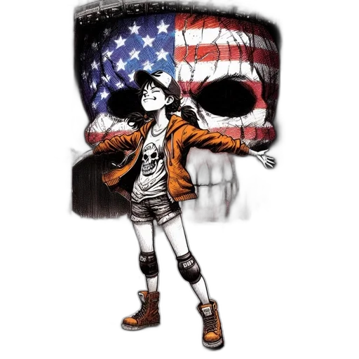 jacket, mask, robot, comic book art transparent PNG cut-out