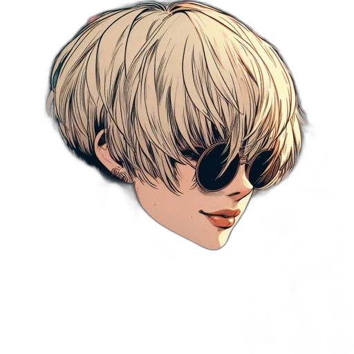 hair, face, mask, hat transparent PNG cut-out