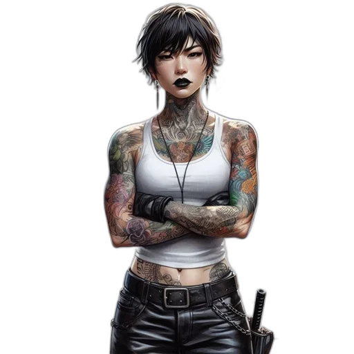 weapon, cyberpunk, concept art, comic book art transparent PNG cut-out