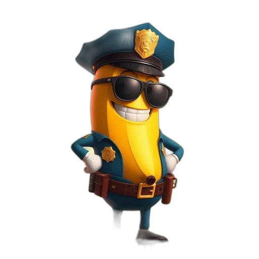 staff, hat, weapon, robot transparent PNG cut-out