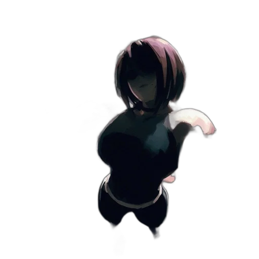 jacket, dress, staff, robot transparent PNG cut-out