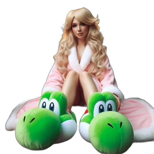 shoes, dragon, 3d render, pixel art transparent PNG cut-out