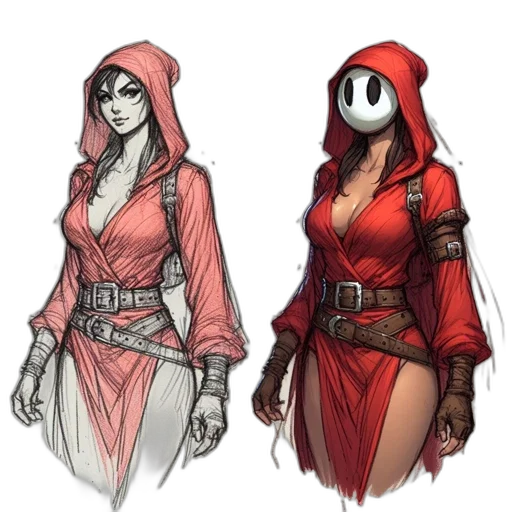mask, concept art, fantasy art, comic book art transparent PNG cut-out