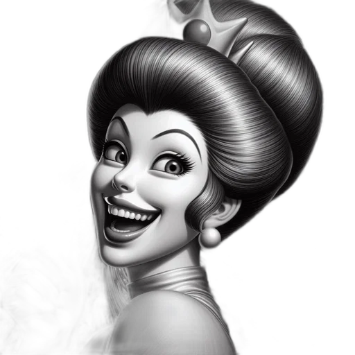 face, crown, staff, hair transparent PNG cut-out