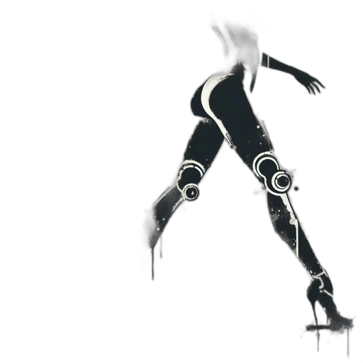 robot, staff, weapon, shoes transparent PNG cut-out