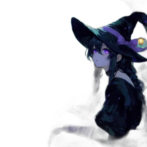 hat, mask, staff, creature transparent PNG cut-out