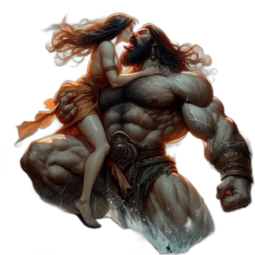 creature, fantasy art, concept art, comic book art transparent PNG cut-out