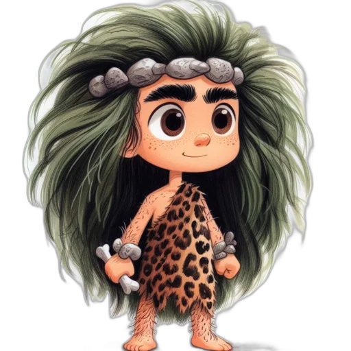 hair, creature, animal, cartoon transparent PNG cut-out