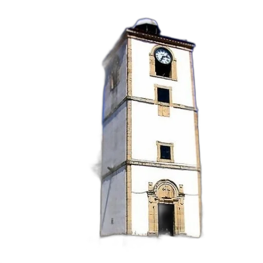 building, face, 3d render, photorealistic transparent PNG cut-out