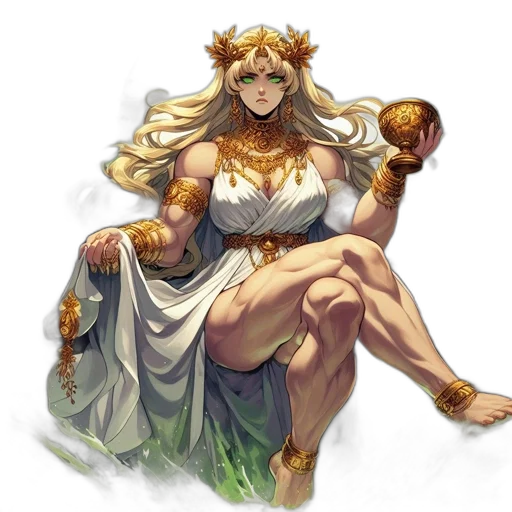 dress, crown, fantasy art, concept art transparent PNG cut-out