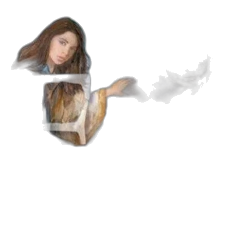 weapon, hair, staff, jewelry transparent PNG cut-out