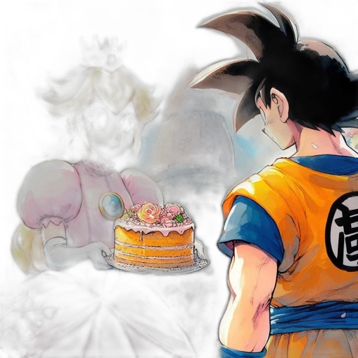 concept art, watercolor, 3d render, anime transparent PNG cut-out