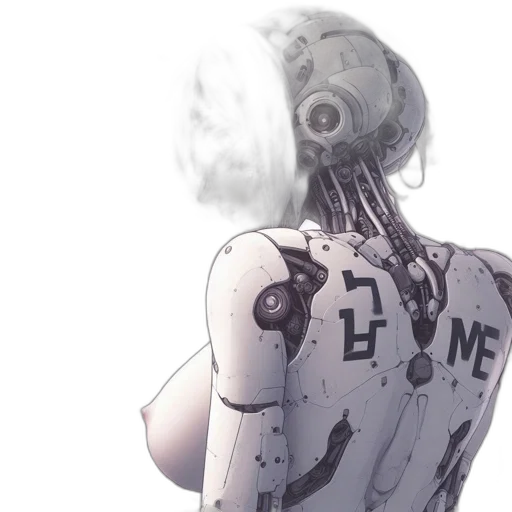 robot, mask, cyberpunk, concept art transparent PNG cut-out