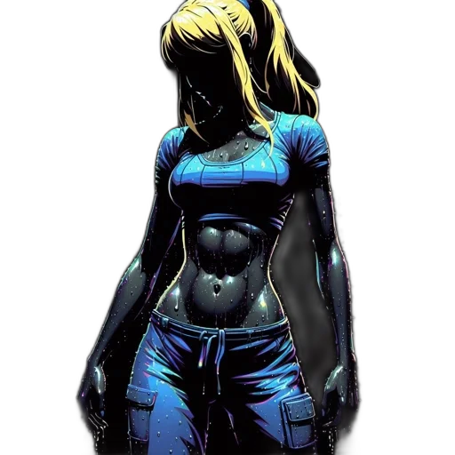 robot, jacket, comic book art, concept art transparent PNG cut-out