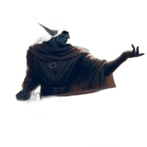 dragon, staff, creature, mask transparent PNG cut-out
