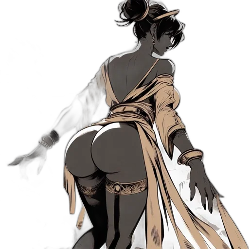 dress, staff, weapon, sword transparent PNG cut-out