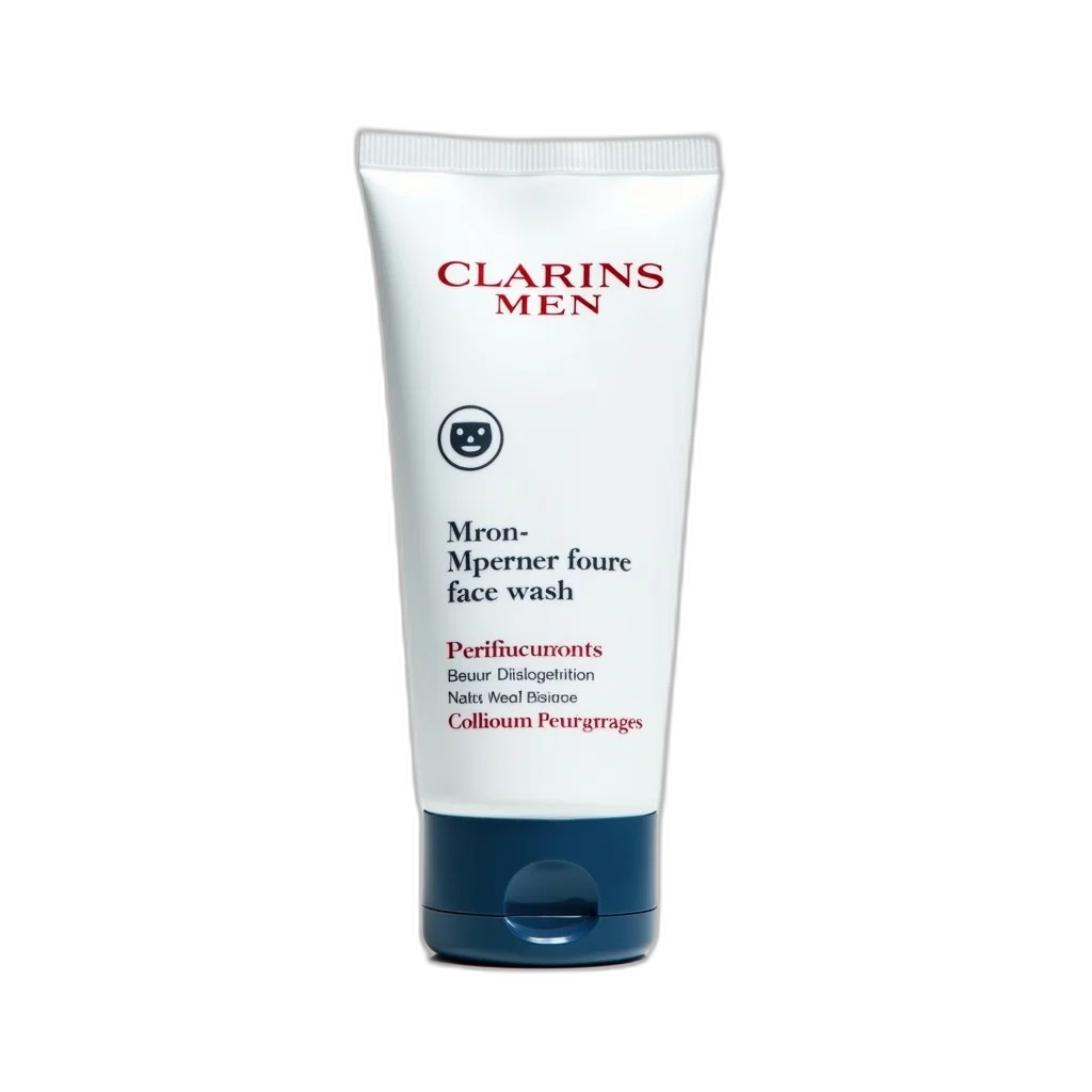 tube, clarins, men, active transparent PNG cut-out
