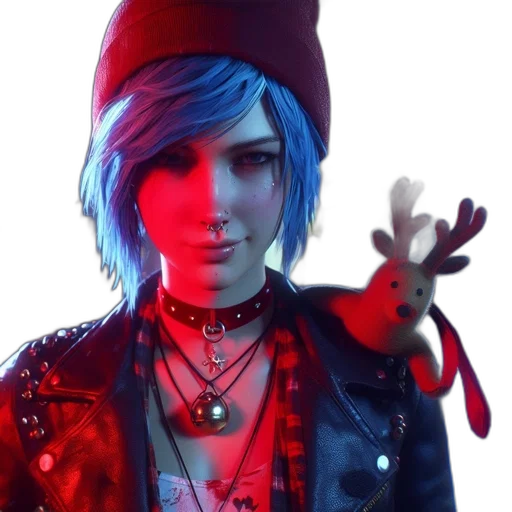 jacket, face, hat, jewelry transparent PNG cut-out