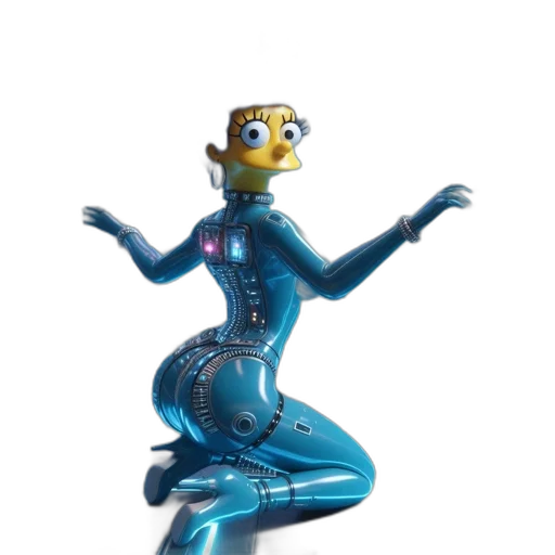 robot, creature, dress, mask transparent PNG cut-out