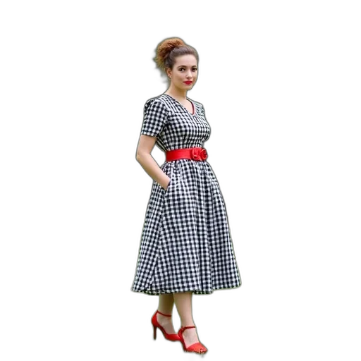 dress, 3d render, photorealistic, woman transparent PNG cut-out