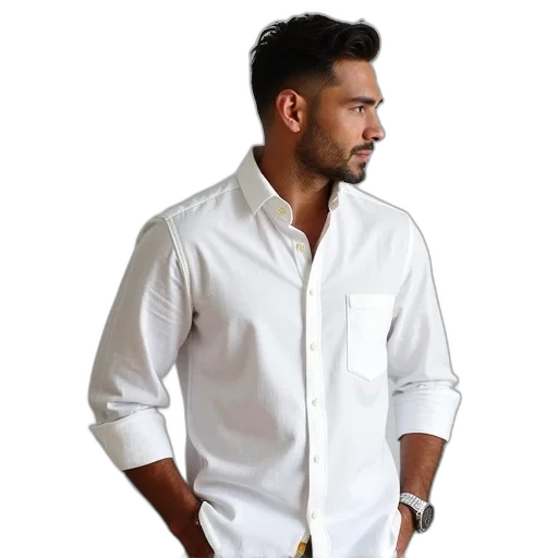 jacket, staff, photorealistic, 3d render transparent PNG cut-out