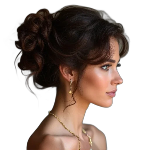 jewelry, crown, hair, face transparent PNG cut-out