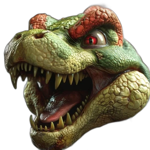 dragon, face, creature, animal transparent PNG cut-out
