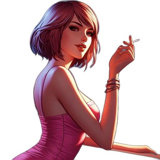 dress, jewelry, concept art, comic book art transparent PNG cut-out