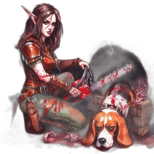 fantasy art, concept art, comic book art, pixel art transparent PNG cut-out