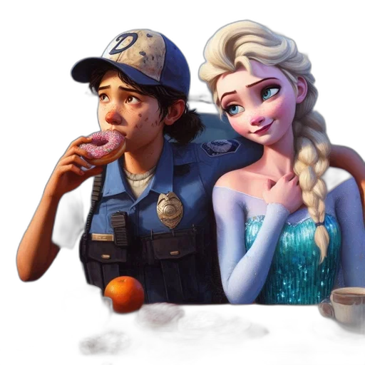 concept art, fantasy art, comic book art, cartoon transparent PNG cut-out