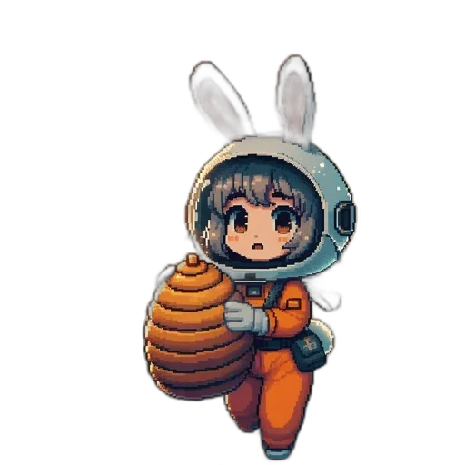 robot, creature, staff, animal transparent PNG cut-out