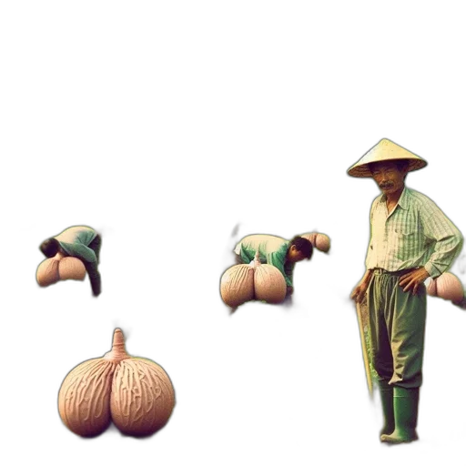umbrella, food, hat, staff transparent PNG cut-out