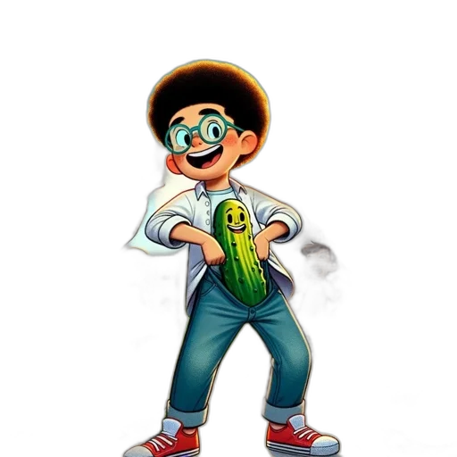 jacket, staff, cartoon, concept art transparent PNG cut-out