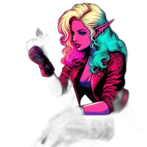 jacket, dragon, concept art, comic book art transparent PNG cut-out