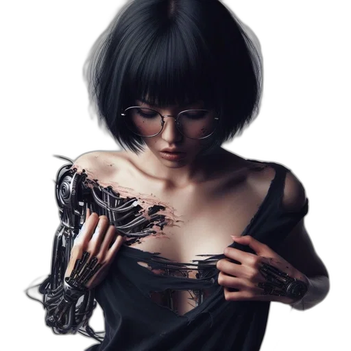 jewelry, dress, weapon, robot transparent PNG cut-out