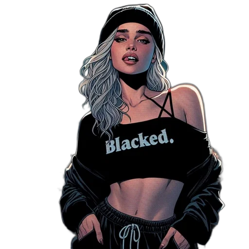 jacket, comic book art, concept art, cyberpunk transparent PNG cut-out