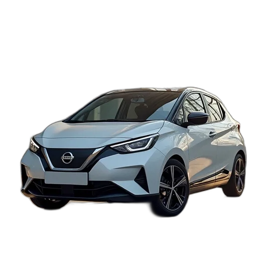 car, nissan, micta, electric transparent PNG cut-out