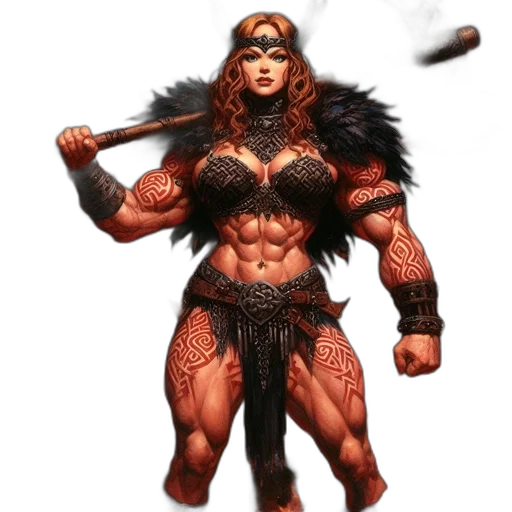 concept art, comic book art, fantasy art, 3d render transparent PNG cut-out