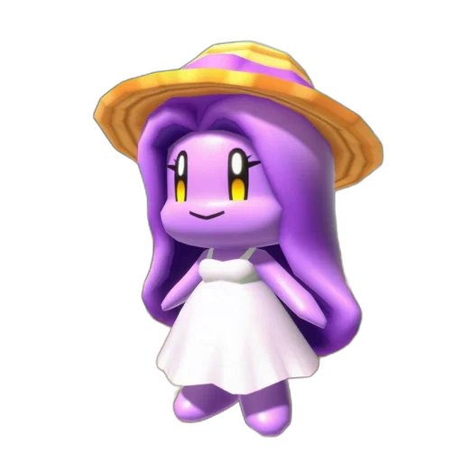 hat, dress, creature, staff transparent PNG cut-out