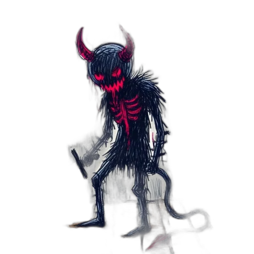 creature, mask, staff, animal transparent PNG cut-out