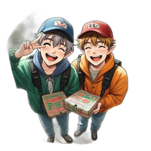 hat, food, watercolor, anime transparent PNG cut-out