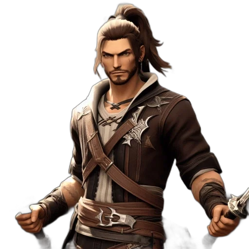 jacket, staff, weapon, sword transparent PNG cut-out
