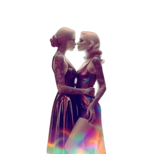 dress, concept art, 3d render, pixel art transparent PNG cut-out
