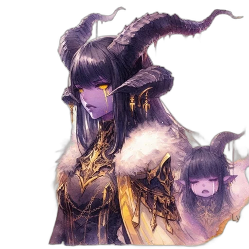 dragon, mask, creature, staff transparent PNG cut-out