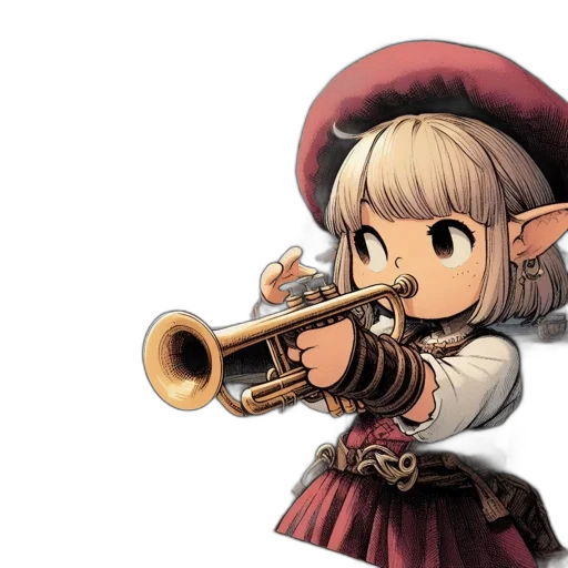weapon, staff, face, hat transparent PNG cut-out