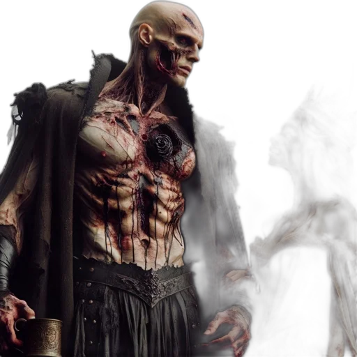 concept art, fantasy art, comic book art, cyberpunk transparent PNG cut-out