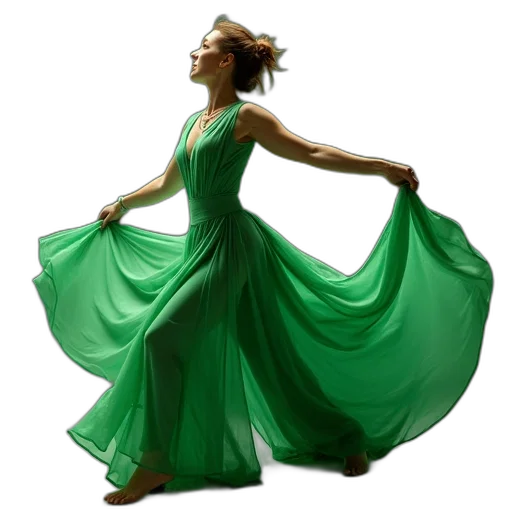 dress, photorealistic, concept art, 3d render transparent PNG cut-out