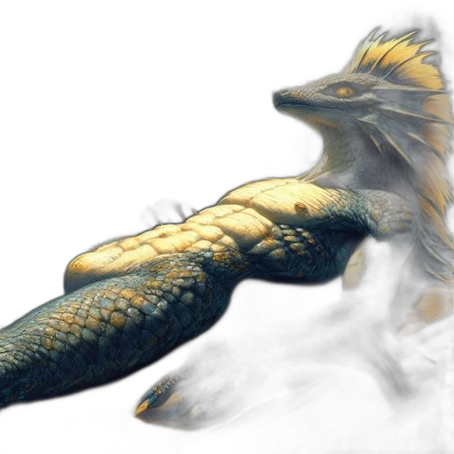 dragon, creature, animal, sword transparent PNG cut-out