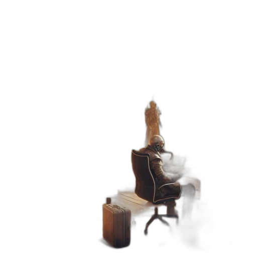 furniture, staff, robot, crown transparent PNG cut-out